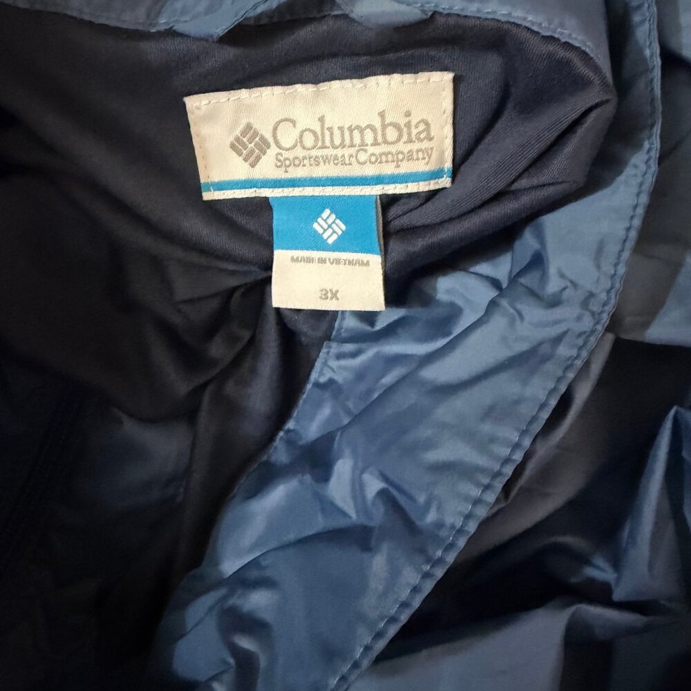 Columbia Sustina Springs Hooded Windbreaker Jacket 3X - Picture 11 of 13